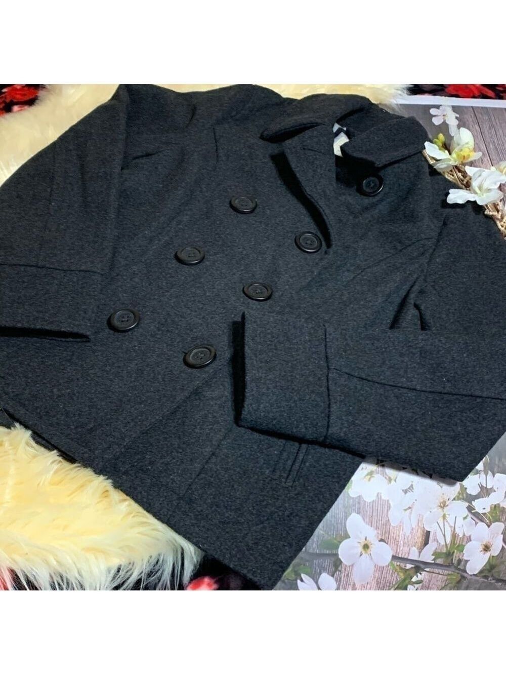 Heritage1981 American Brand Gray Wool Winter Coat